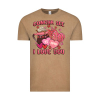 Vintage Coffee concha see te amo  i love you Vintage Tee - MaliasSmallBusiness