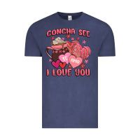 Vintage Denim concha see te amo  i love you Vintage Tee - MaliasSmallBusiness