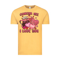 Vintage Mustard concha see te amo  i love you Vintage Tee - MaliasSmallBusiness