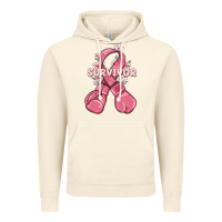 Vintage Artic survivor breast cancer with boxing gloves Vintage Hoodie - MaliasSmallBusiness
