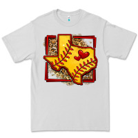 Dove Grey leopard softball texas map Premium Tee - Jasminsmagicworld