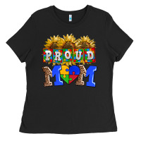 Black proud mom Ladies Tee - AdoDesignShop