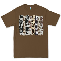 Cacao cowhide brushstroke Premium Tee - AdoDesignShop
