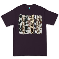 Plum cowhide brushstroke Premium Tee - AdoDesignShop