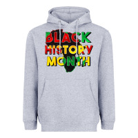 Heather Grey black history month Heavyweight Hoodie - CowGirlArtShop