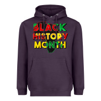 Plum black history month Heavyweight Hoodie - CowGirlArtShop