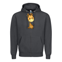 Smoke giraffe Zipper Hoodie - texasbilliewilder