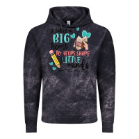 Cloud Black it takes a big hearts to helps shape little minds Vintage Hoodie - MaliasSmallBusiness