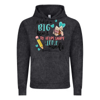 Vintage Black it takes a big hearts to helps shape little minds Vintage Hoodie - MaliasSmallBusiness