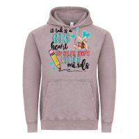 Vintage Zinc it takes a big hearts to helps shape little minds Vintage Hoodie - MaliasSmallBusiness