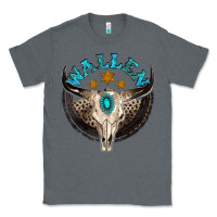 Charcoal Heather wallen with bull skull Classic Tee - NancyCooperArtShop