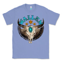 Colony Blue wallen with bull skull Classic Tee - NancyCooperArtShop