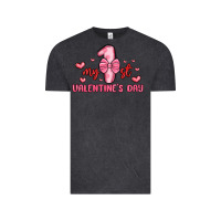 Vintage Black my first valentines day Vintage Tee - MaliasSmallBusiness