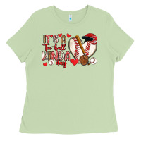 Matcha it s a tee ball kinda day baseball Ladies Tee - Artiststas