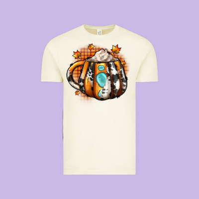 Thanksgiving Coffee Cup Gemstone Vintage Tee Designed By Jahusdesignshop