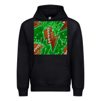 Black american football thunder Urban Hoodie - BundleAndBundleShop