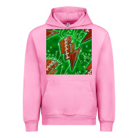 Fuchsia Pink american football thunder Urban Hoodie - BundleAndBundleShop