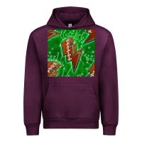 Mauve Wine american football thunder Urban Hoodie - BundleAndBundleShop