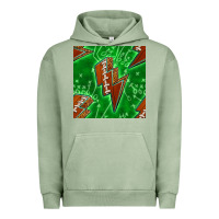 Pigment Oil Green american football thunder Urban Hoodie - BundleAndBundleShop