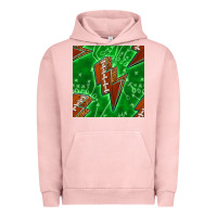 Pigment Salmon american football thunder Urban Hoodie - BundleAndBundleShop