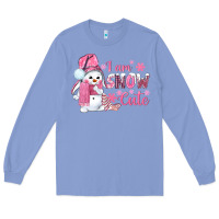 Colony Blue i am snow cute pink bbs Long Sleeve Tee - BundleAndBundleShop