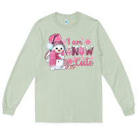Matcha i am snow cute pink bbs Long Sleeve Tee - BundleAndBundleShop