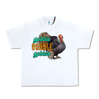 White Thanksgiving turkey gobble gobble Urban Heavy Tee - NancyCooperArtShop