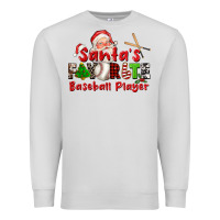 Dove Grey santas favorite baseball player Premium Sweatshirt - CowGirlArtShop