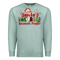 Seafoam santas favorite baseball player Premium Sweatshirt - CowGirlArtShop