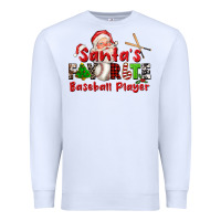 White santas favorite baseball player Premium Sweatshirt - CowGirlArtShop