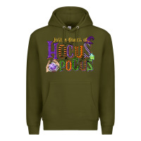 Army Green just a bunch of hocus pocus Premium Hoodie - CowGirlArtShop
