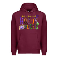 Burgundy just a bunch of hocus pocus Premium Hoodie - CowGirlArtShop