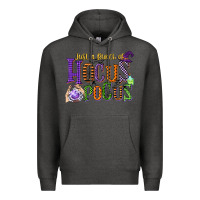 Charcoal Heather just a bunch of hocus pocus Premium Hoodie - CowGirlArtShop