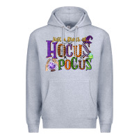 Heather Grey just a bunch of hocus pocus Premium Hoodie - CowGirlArtShop