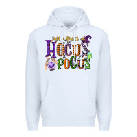 White just a bunch of hocus pocus Premium Hoodie - CowGirlArtShop