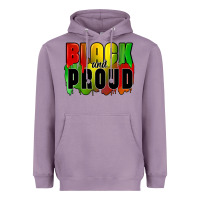 Lavender black and proud Heavyweight Hoodie - CowGirlArtShop