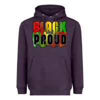 Plum black and proud Heavyweight Hoodie - CowGirlArtShop
