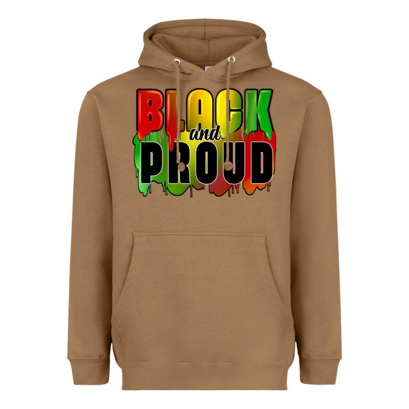 Black And Proud Heavyweight Hoodie by CowGirlArtShop | Teevron