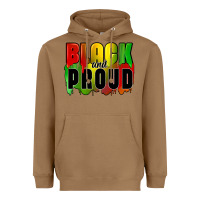 Toasted Coconut black and proud Heavyweight Hoodie - CowGirlArtShop