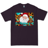 Plum it's Christmas y'all background Premium Tee - JahusDesignShop