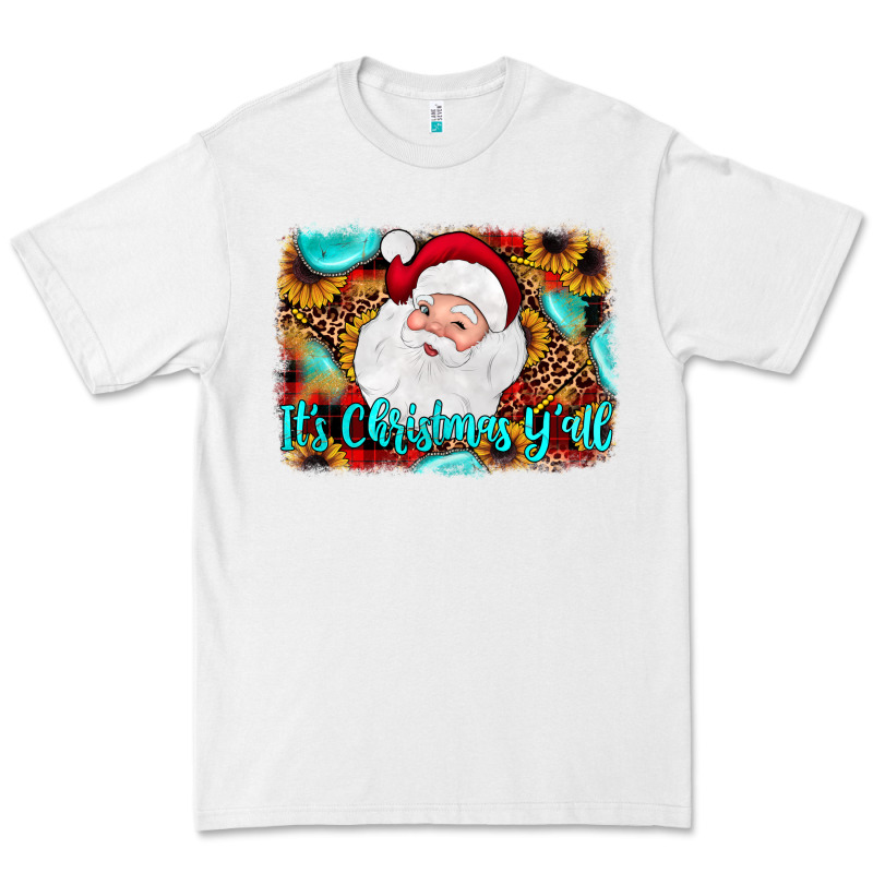 It's Christmas Y'all Background Premium Tee by JahusDesignShop | Teevron