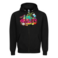 Black Nurse off duty Zipper Hoodie - NancyCooperArtShop