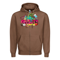 Chestnut Nurse off duty Zipper Hoodie - NancyCooperArtShop