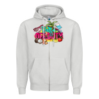 Dove Grey Nurse off duty Zipper Hoodie - NancyCooperArtShop