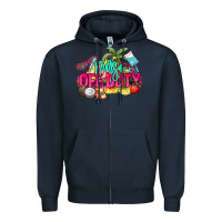 Navy Nurse off duty Zipper Hoodie - NancyCooperArtShop