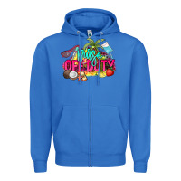 True Royal Nurse off duty Zipper Hoodie - NancyCooperArtShop