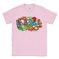 Bubblegum Pink baseball vibes Classic Tee - CowhideDigitalArt