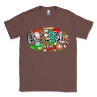 Chestnut baseball vibes Classic Tee - CowhideDigitalArt