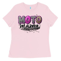 Bubblegum Pink moto mama Ladies Tee - Artiststas