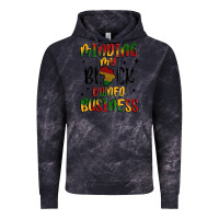 Cloud Black minding my black owned business Vintage Hoodie - MaliasSmallBusiness